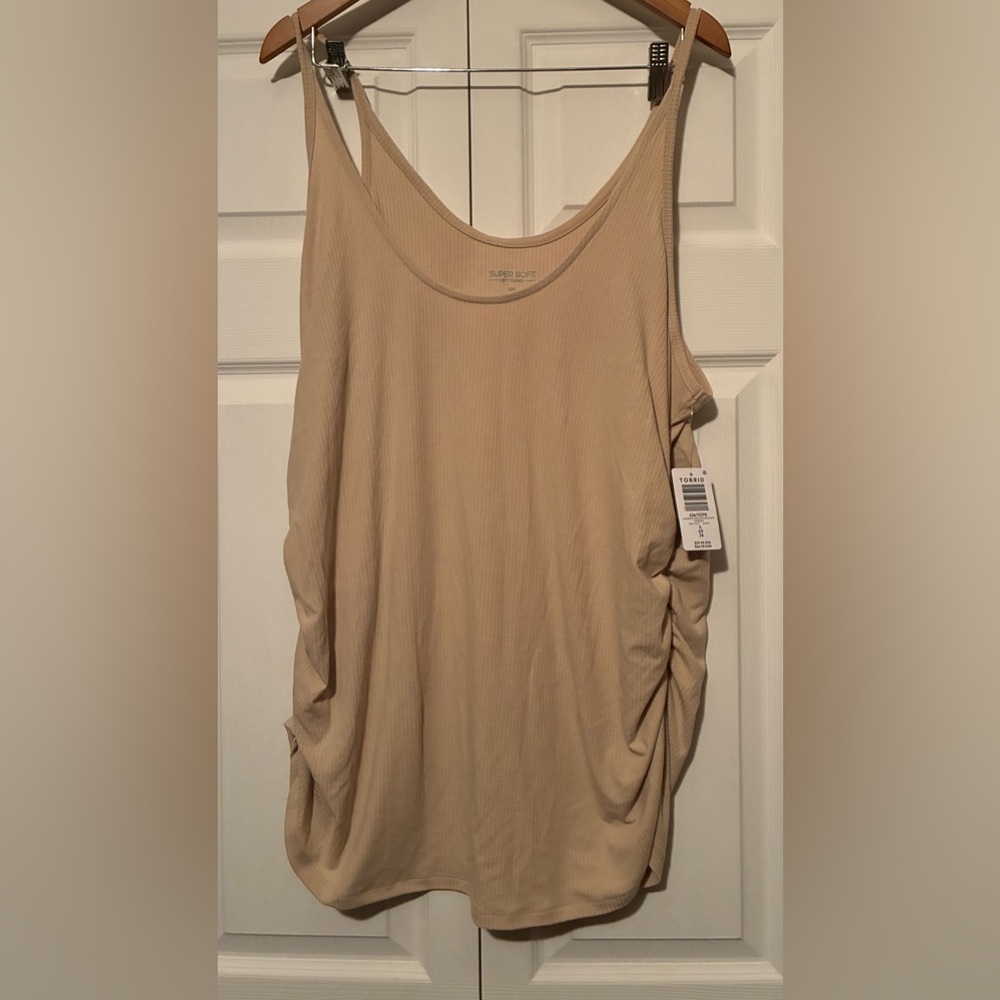 Torrid Super Soft Beige Tank Top